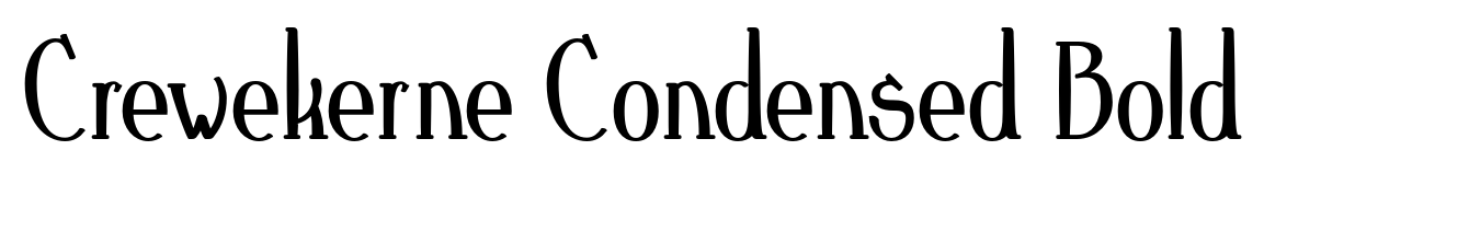 Crewekerne Condensed Bold